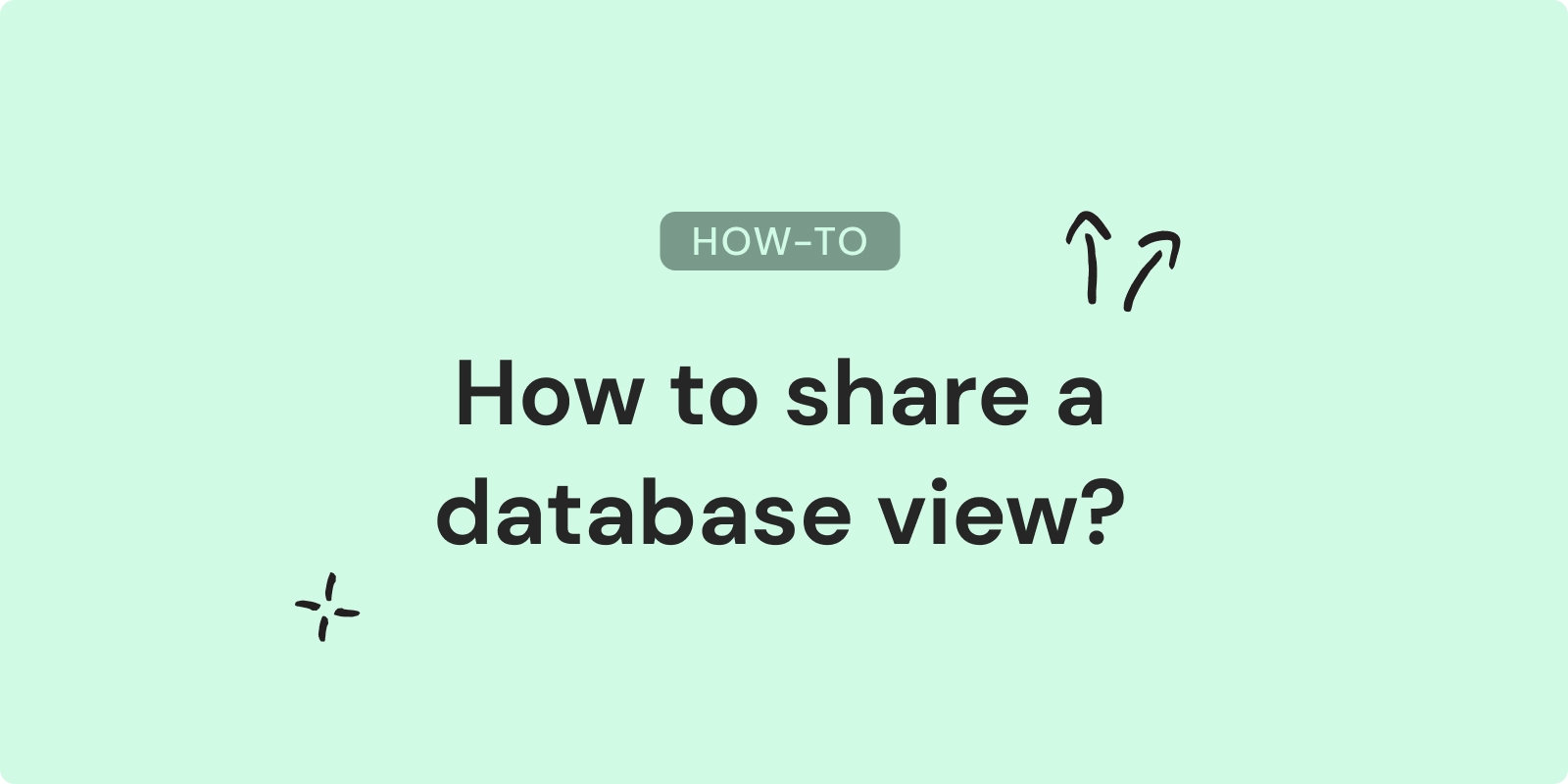 6 Methods to Share a Filtered Database in Notion image