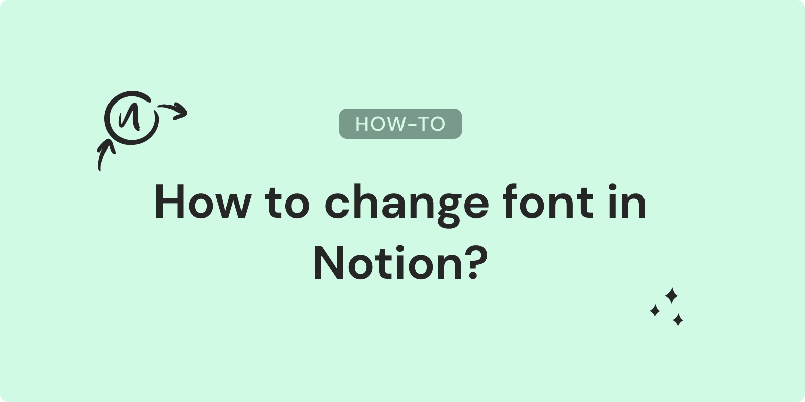 Escape the sans serif: changing Notion's default text font image