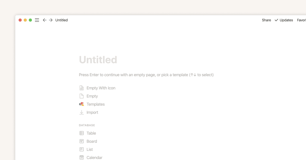 Notion default page font